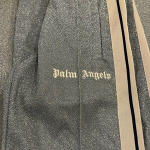 Palm Angels lurex sparkle track pants XS